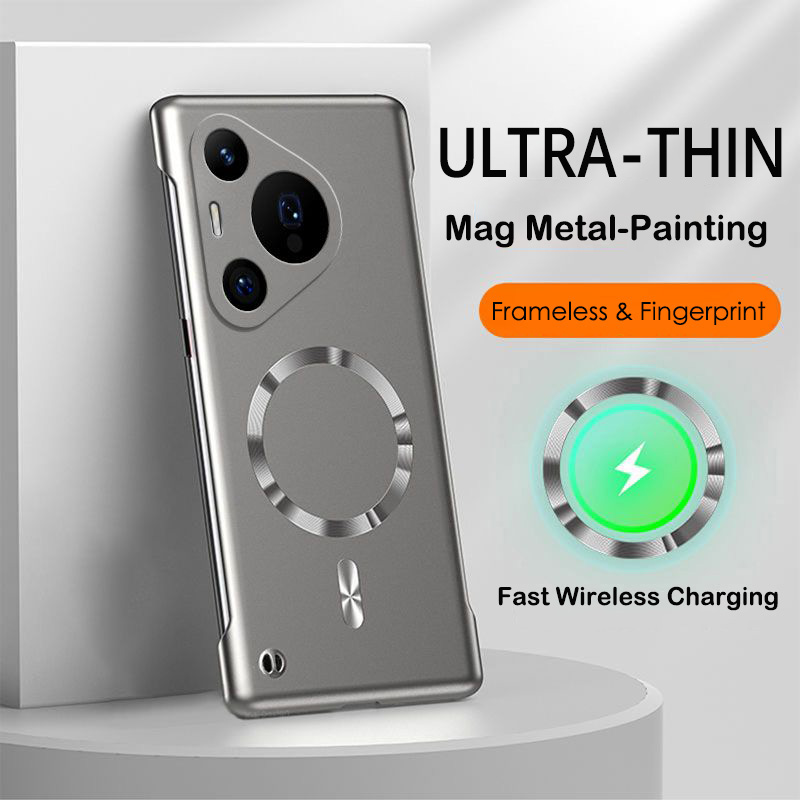 Huawei Pura 70 - Casing Tanpa Bingkai Lukisan Logam untuk