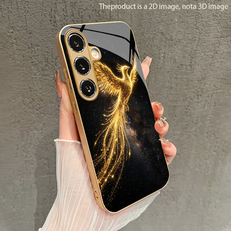 Samsung Galaxy A55 - Casing Ponsel Motif Phoenix 2D dengan