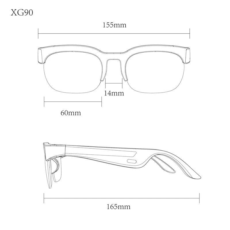 Smart Glasses Lens - Kacamata Pintar AI Xiaomi 8K 2400MP,