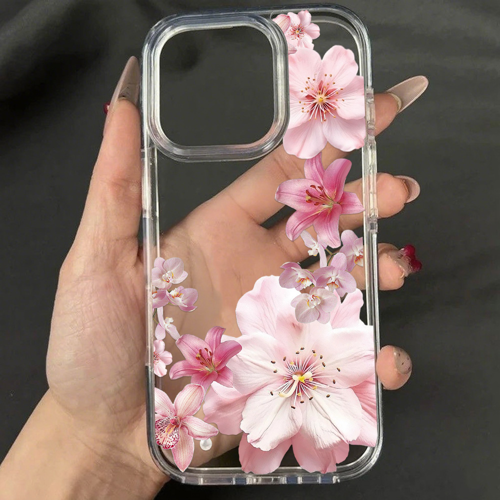 Casing Ponsel Bunga Lily Merah - Apple Iphone 15 Pro Max ulasan dan harga
