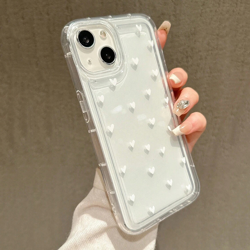 Casing Ponsel Transparan Cinta - Samsung Galaxy A55 ulasan dan harga