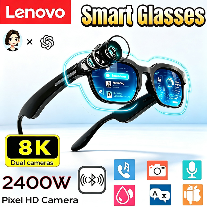 Kacamata Pintar Lenovo 2400W K - Smart Glasses Lens ulasan dan harga